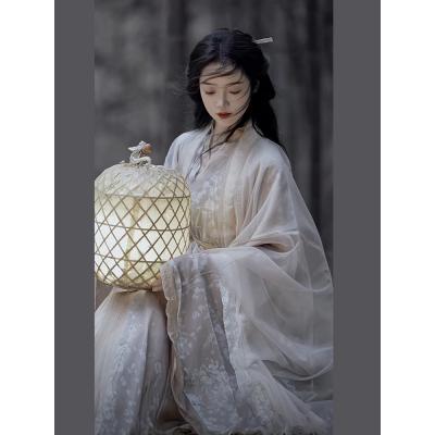 宋制汉服成人女2024新款清冷风交襟长衫古装女款古风大袖衫全套夏