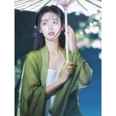 轻国风汉服女2024新款秋季古装超仙气广袖流仙裙改良小个子汉元素
