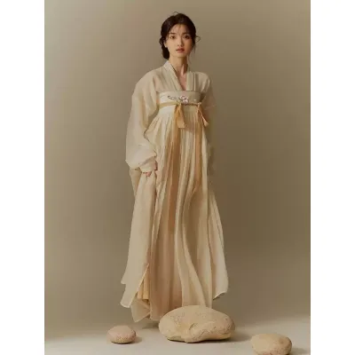 原创汉服女日常小个子改良版唐制齐胸襦裙古装上班穿秋季古风女装
