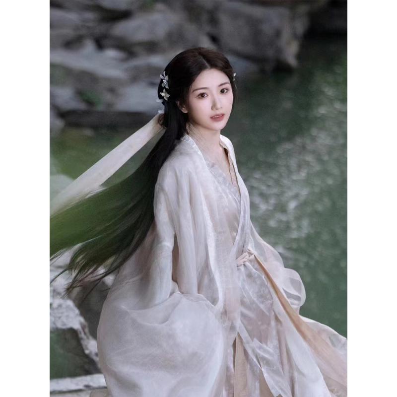 棠临阁明星同款汉服古装女飘逸超仙气襦裙活动舞蹈演出礼服全套