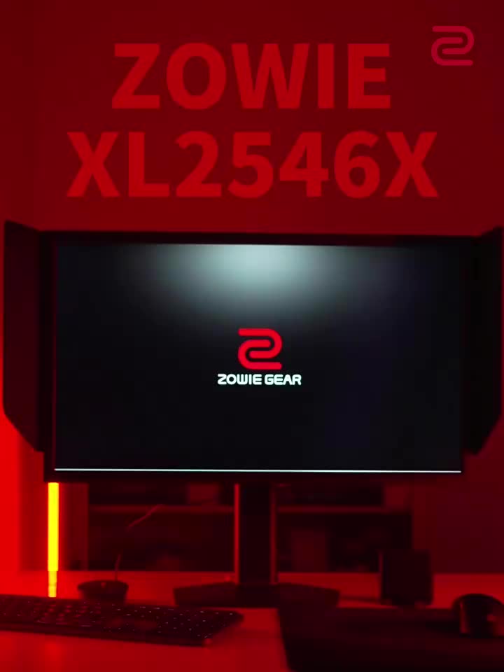 ZOWIE卓威 XL2546X电竞显示器24.5英寸240hz游戏显示屏高刷新品